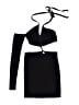 Missguided 100% Rayon Black Cocktail Dress Size 0 - photo 1