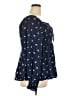 Torrid Blue Long Sleeve Blouse Size 2X Plus (2) - photo 4