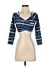 L Space Blue 3/4 Sleeve T-Shirt Size S - photo 1