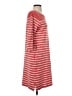 L.L.Bean Stripes Red Casual Dress Size S - photo 4