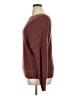 Nicole Miller New York Chevron-herringbone Burgundy Pullover Sweater Size XL - photo 5