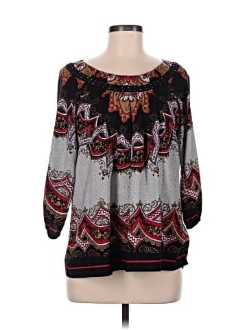 Nicole by Nicole Miller 3/4 Sleeve Blouse (view 1)