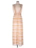 Ramy Brook Stripes Tan Casual Dress Size L - photo 1