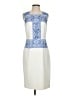 Antonio Melani Graphic Ivory Cocktail Dress Size 4 - photo 1