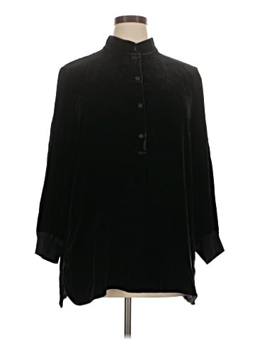 Lafayette 148 New York 3/4 Sleeve Blouse (view 1)