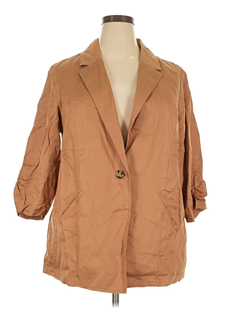 Pre-owned Studio By Torrid Trenchcoat In Tan