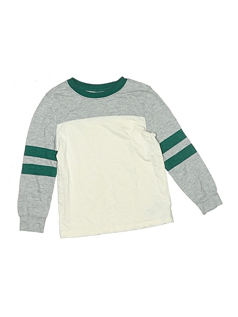 Pre-owned Old Navy Kids' Long Sleeve T-shirt In Green