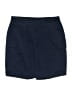 Karen Scott Solid Blue Cargo Shorts Size 12 - photo 1