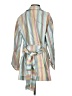 BCBGMAXAZRIA Stripes Silver Blazer Size XS - photo 2