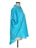 Westbound Blue Short Sleeve Blouse Size XL - photo 4
