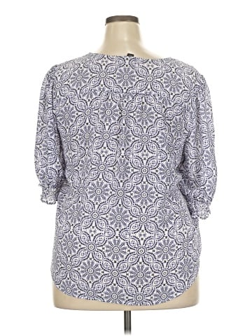 Ann Taylor Factory 3/4 Sleeve Blouse (view 2)