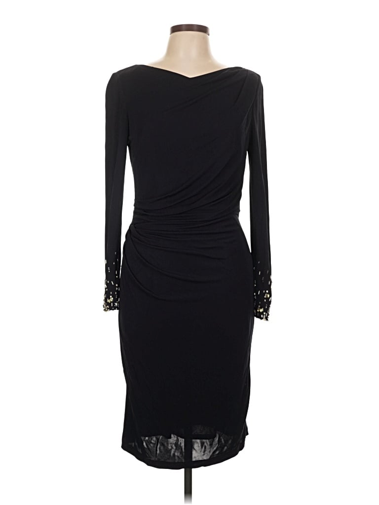 Pre-owned David Meister Cocktail Dress In Black