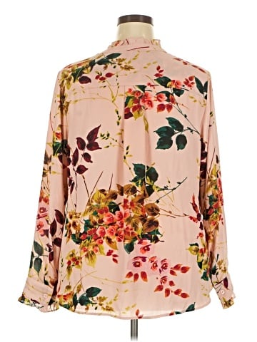 Worthington Long Sleeve Blouse (view 2)