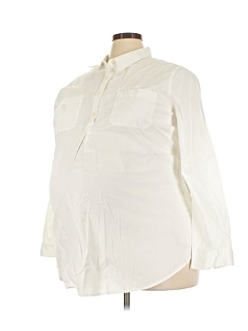 Old Navy - Maternity Long Sleeve Blouse (view 1)