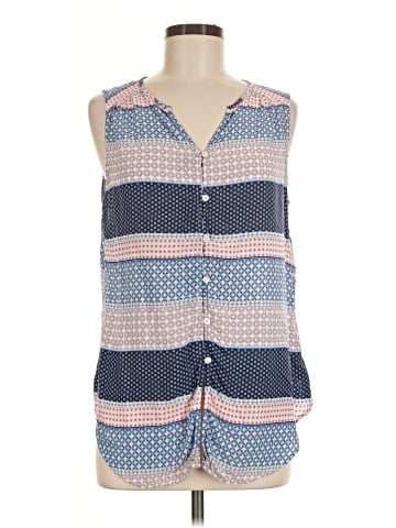 Brina & Em Sleeveless Button-Down Shirt (view 1)