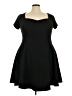 Torrid Solid Black Casual Dress Size 2X Plus (2) - photo 1