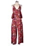 Zara Basic Paisley Red Jumpsuit Size M - photo 1
