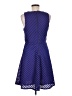 Mossimo 100% Polyester Chevron-herringbone Blue Casual Dress Size M - photo 2