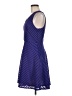 Mossimo 100% Polyester Chevron-herringbone Blue Casual Dress Size M - photo 5