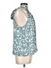 1.State 100% Polyester Teal Sleeveless Blouse Size L - photo 4