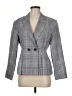 Topshop Plaid Gray Blazer Size 8 - photo 1