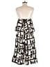 Whit 100% Silk Graphic Ivory Jumpsuit Size 6 - photo 2
