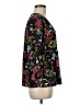 Left Coast by Dolan 100% Polyester Black 3/4 Sleeve Blouse Size M - photo 4