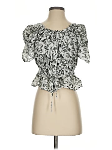 7 For All Mankind Short Sleeve Blouse (view 1)