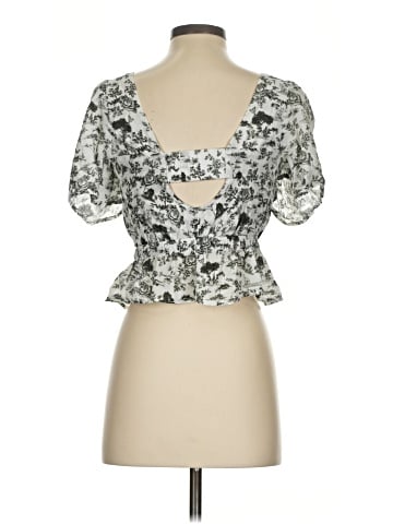 7 For All Mankind Short Sleeve Blouse (view 2)