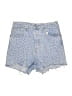 Levi's Animal Print Blue Denim Shorts Size 30 waist - photo 1