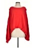 Free People 100% Cotton Red Cardigan Size S - photo 1