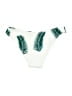 Romwe Tropical White Swimsuit Bottoms Size XS - photo 2