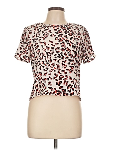 Parker Short Sleeve Silk Top (view 1)