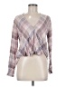 Splendid 100% Rayon Gray Long Sleeve Blouse Size M - photo 1