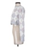 Glamorous Argyle Silver Turtleneck Sweater Size S - photo 5