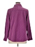 Susan Graver Chevron-herringbone Purple Long Sleeve Blouse Size 1X - photo 2