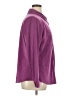 Susan Graver Chevron-herringbone Purple Long Sleeve Blouse Size 1X - photo 4