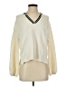 Copper Key 100% Spandex Ivory Pullover Sweater Size S - photo 1