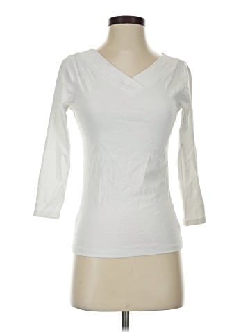 Ann Taylor 3/4 Sleeve T-Shirt (view 1)