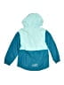 Eddie Bauer 100% Polyester Color Block Teal Raincoat Size 5 - 6 - photo 2