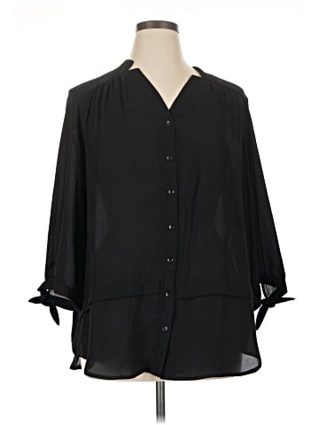 N Touch 3/4 Sleeve Blouse (view 1)