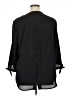 N Touch 100% Polyester Black 3/4 Sleeve Blouse Size XL - photo 2