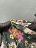 Steve Madden Floral Black Long Sleeve Blouse Size M (estimated) - photo 7
