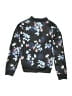 Adidas 100% Polyester Floral Black Zip Up Hoodie Size 14 - photo 2