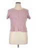 Splendid Pink Short Sleeve Top Size XL - photo 1