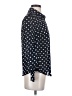 ModCloth 100% Polyester Polka Dots Black Long Sleeve Blouse Size XS - photo 4