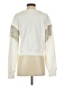 Intermix 100% Cotton Ivory Long Sleeve Top Size S - photo 2