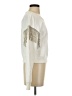 Intermix 100% Cotton Ivory Long Sleeve Top Size S - photo 4