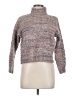 Gap Tweed Gray Pink Turtleneck Sweater Size M - photo 1