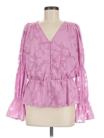 Elizabeth and James 3/4 Sleeve Blouse (view 1)